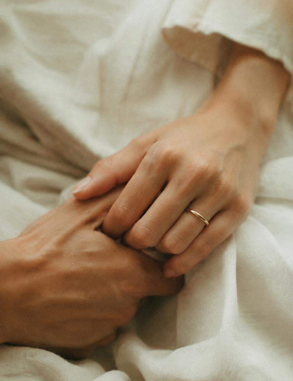 Hands held