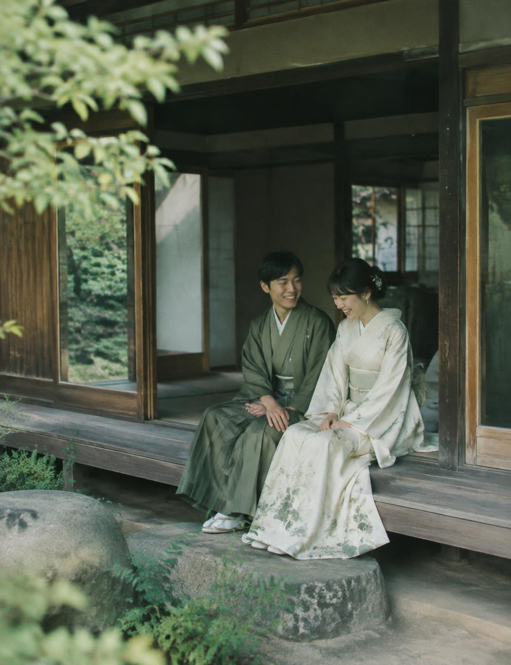 On the veranda